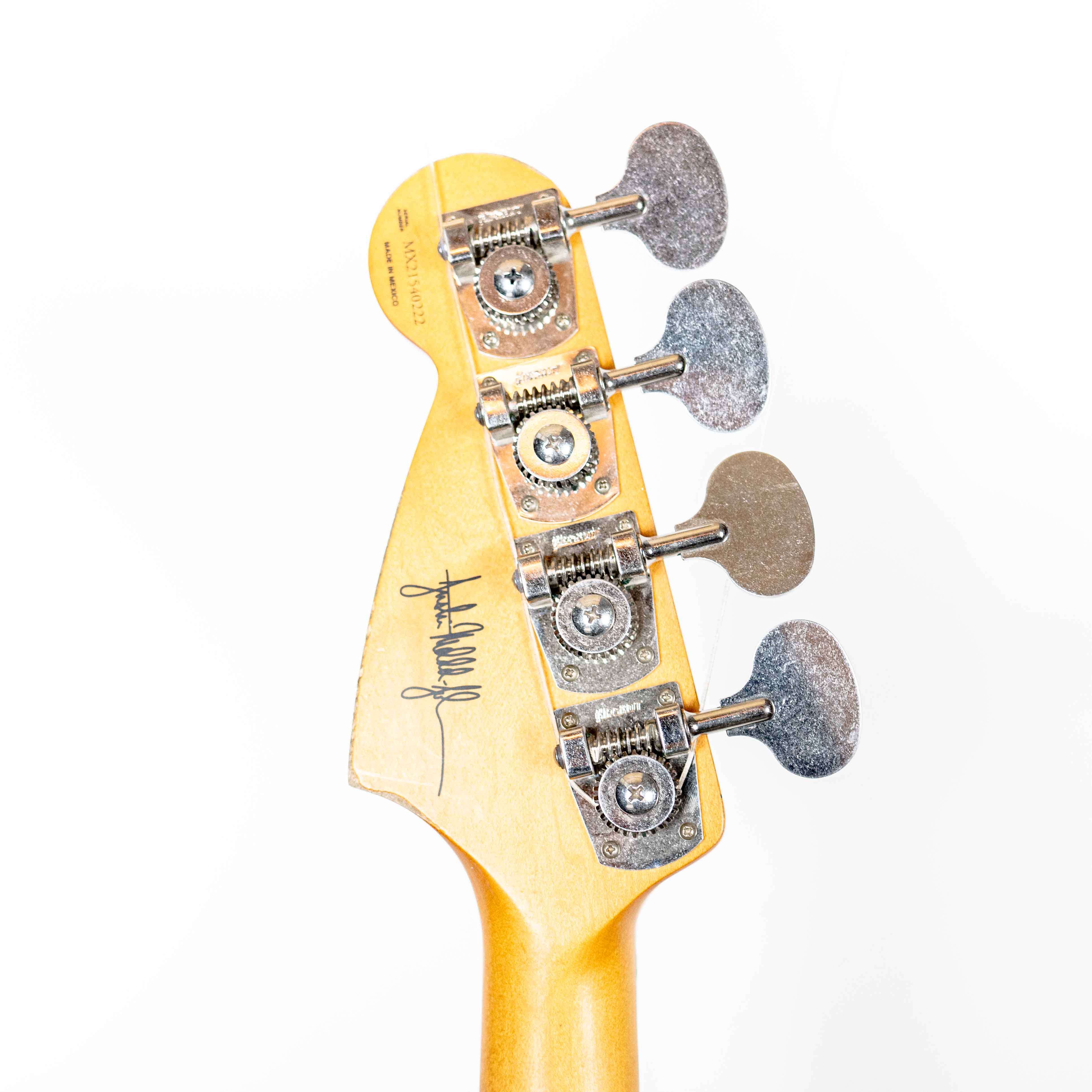 Fender JMJ Road Worn Mustang Bass Faded Daphne Blue — Rudy's Music