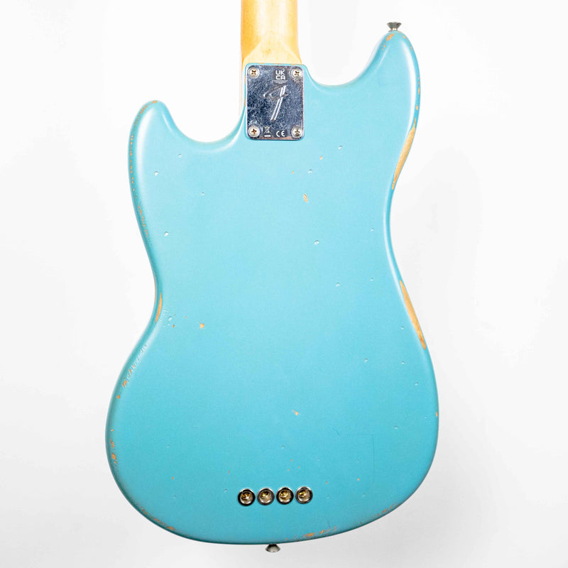 Fender JMJ Road Worn Mustang Bass Faded Daphne Blue