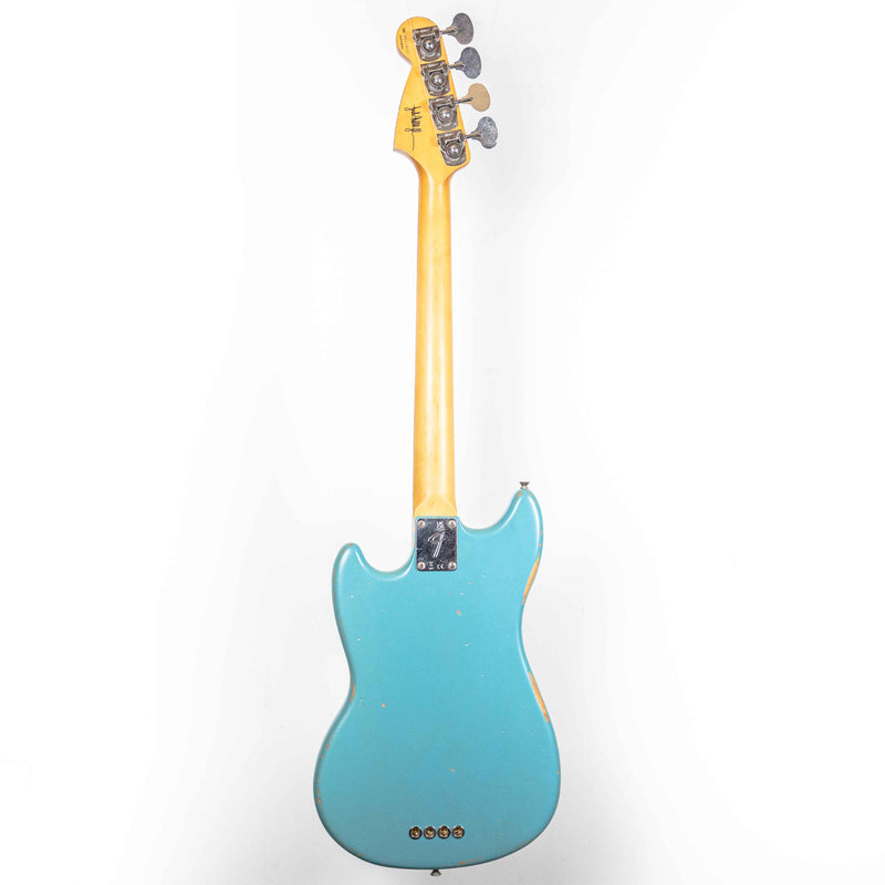 Fender JMJ Road Worn Mustang Bass Faded Daphne Blue