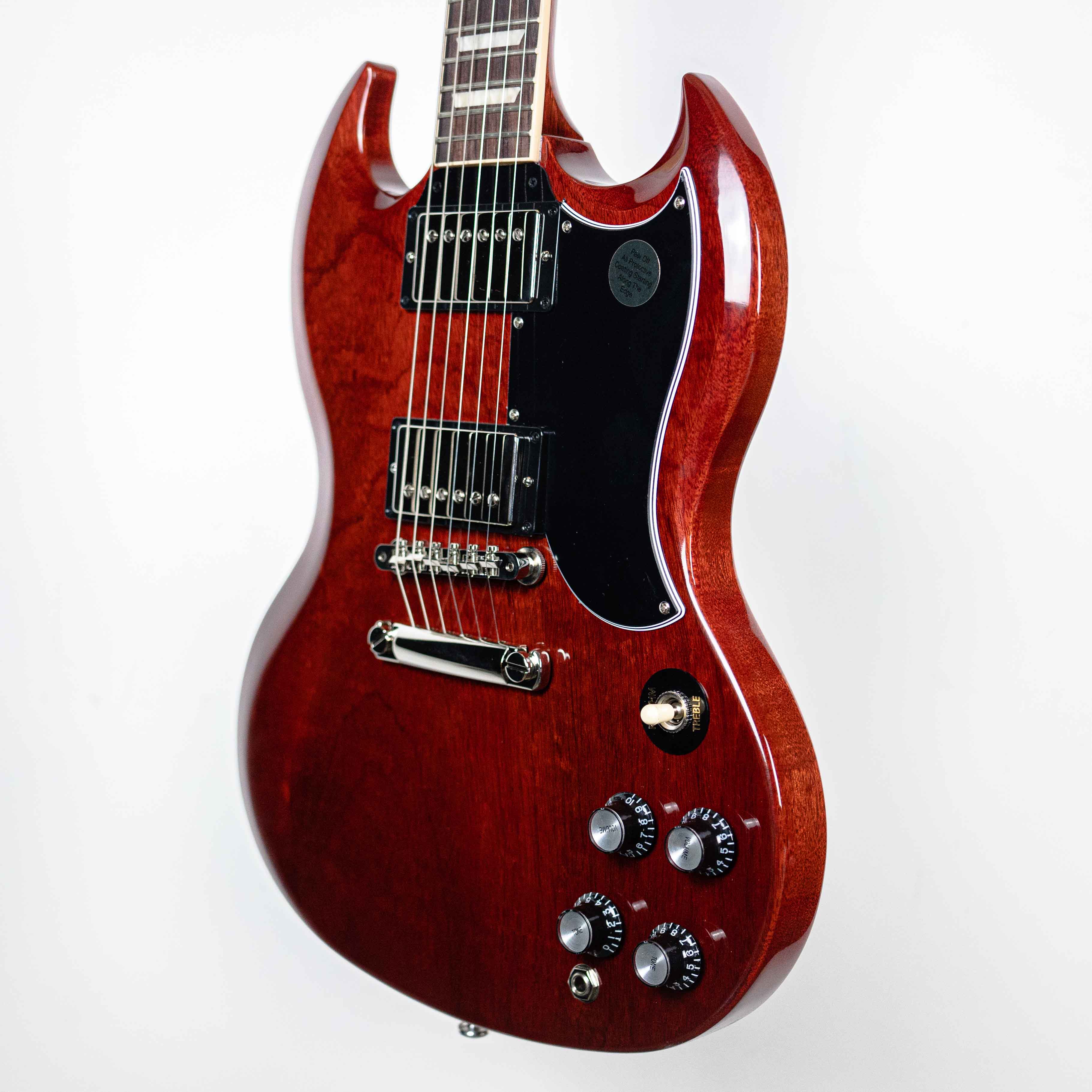 【ほぼ新品】Gibson SG Standard 61 Stop Bar Gibson SG Standard '61 Stop Bar Vintage Cherry — Rudy's Music