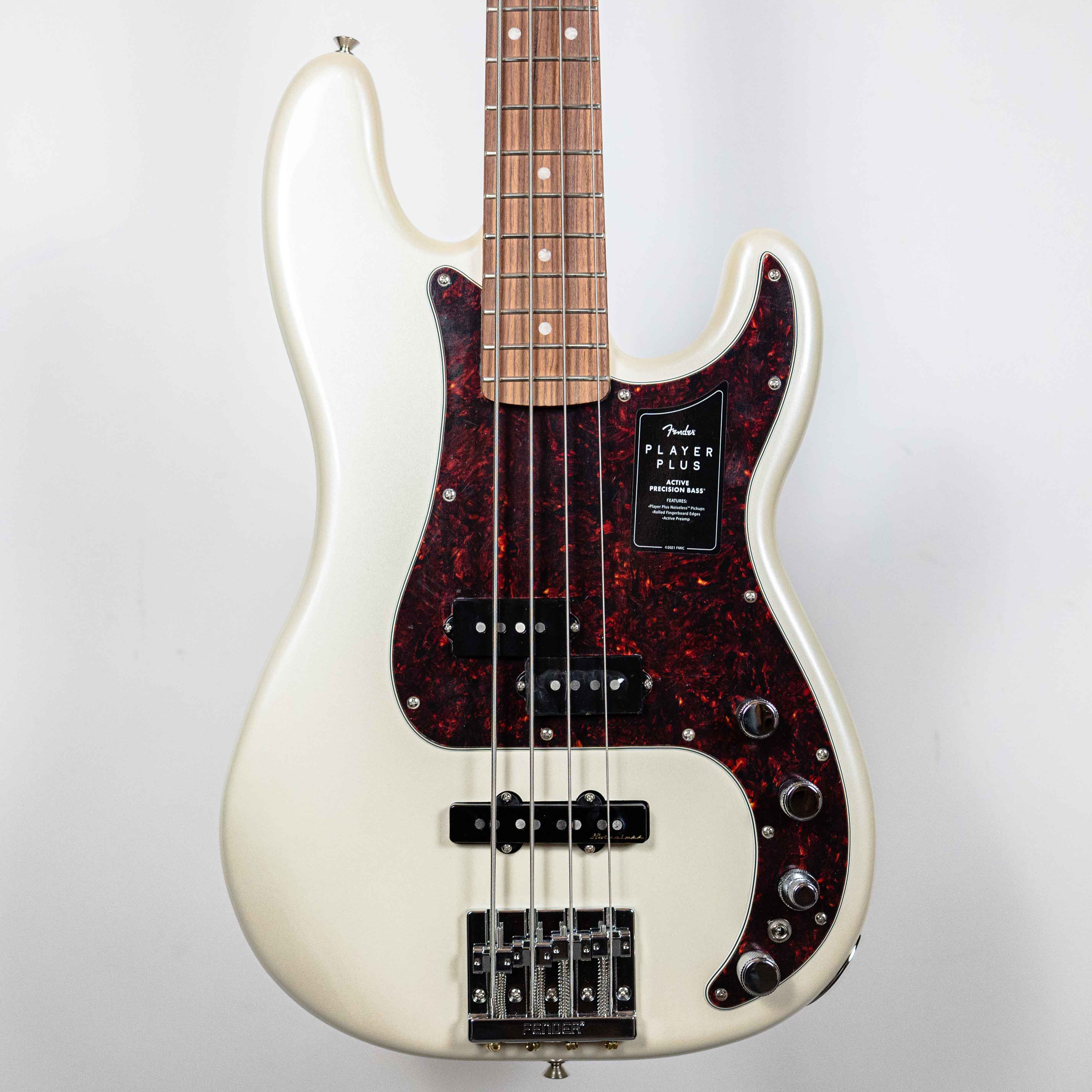 Fender PLAYER PLUS PRECISION BASS Olympic Pearl
