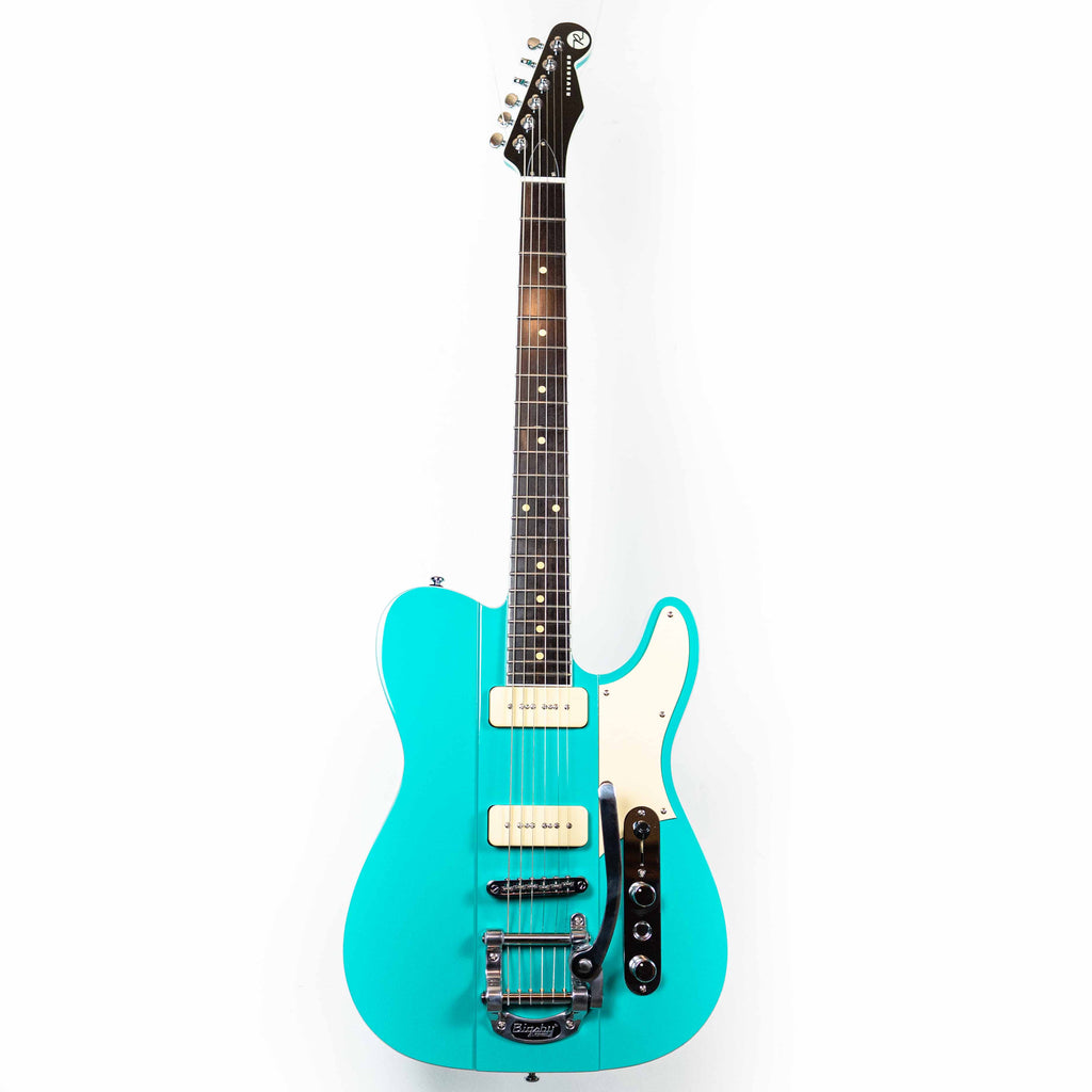 Reverend Greg Koch Gristle 90 Tosa Turquoise with Case — Rudy's Music