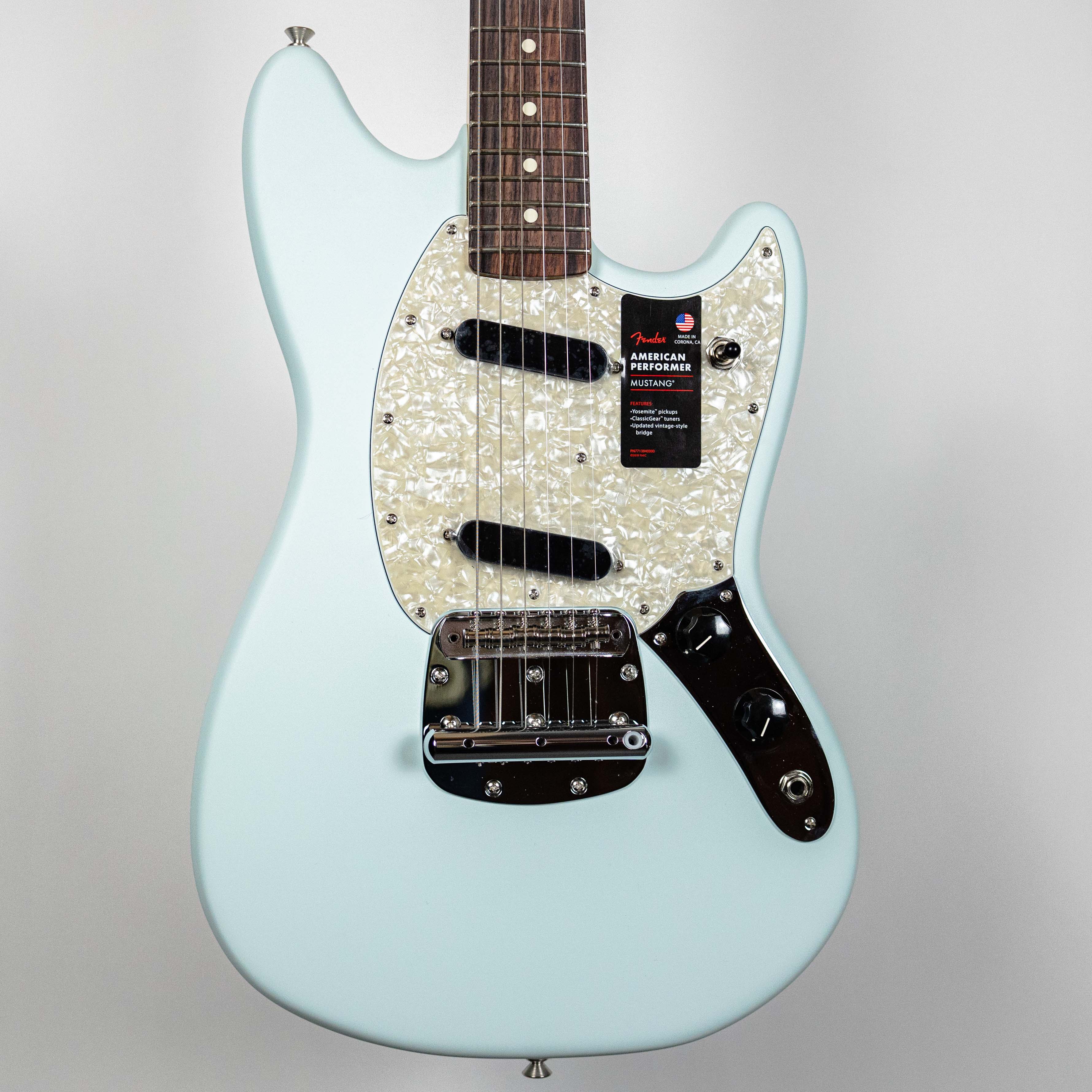 SOLD* RARE Fender Kurt Cobain Mustang SONIC BLUE! Artist Series Made In  Japan, Blue Fender Mustang